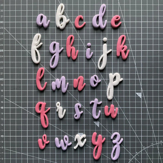Cursive Alphabet Lowercase Cutters