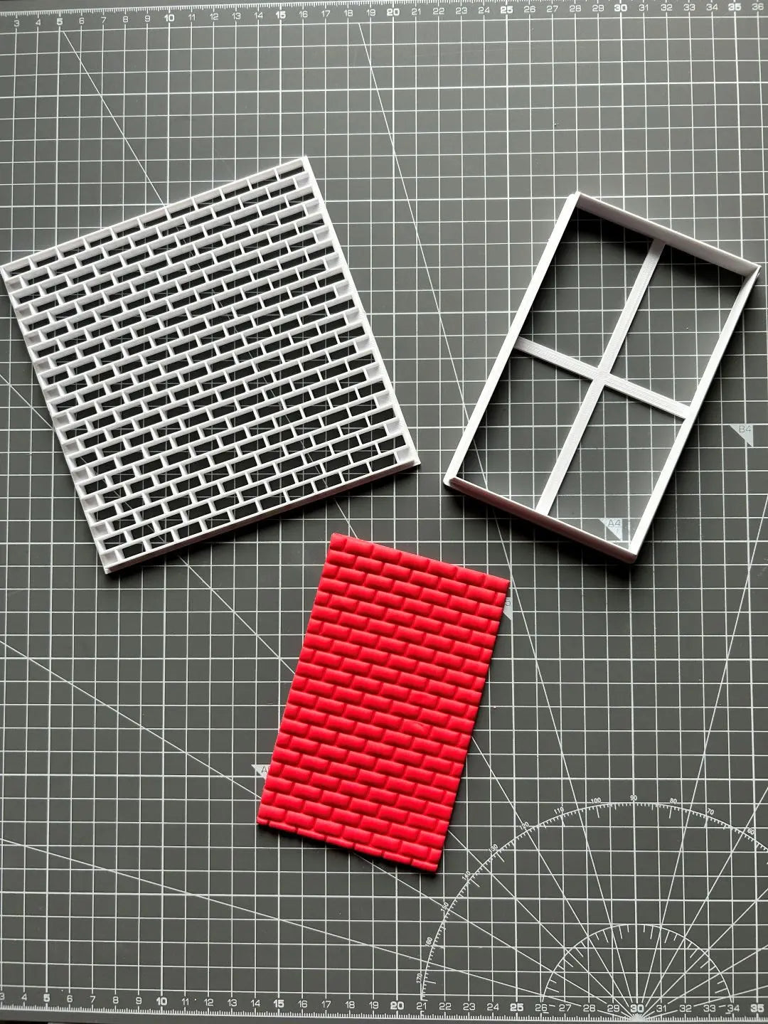 Brick Wall Straight Stamp|Cutter 🎁 BUNDLE DEAL 🎁