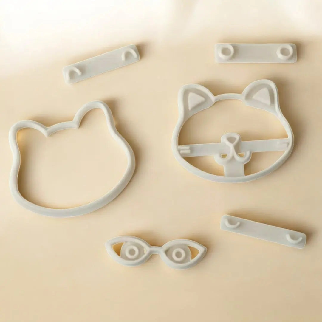 Cat Face-Cutter|Stamp|SET|Sleepy|Smart|Smiling 🎁 BUNDLE DEAL 🎁