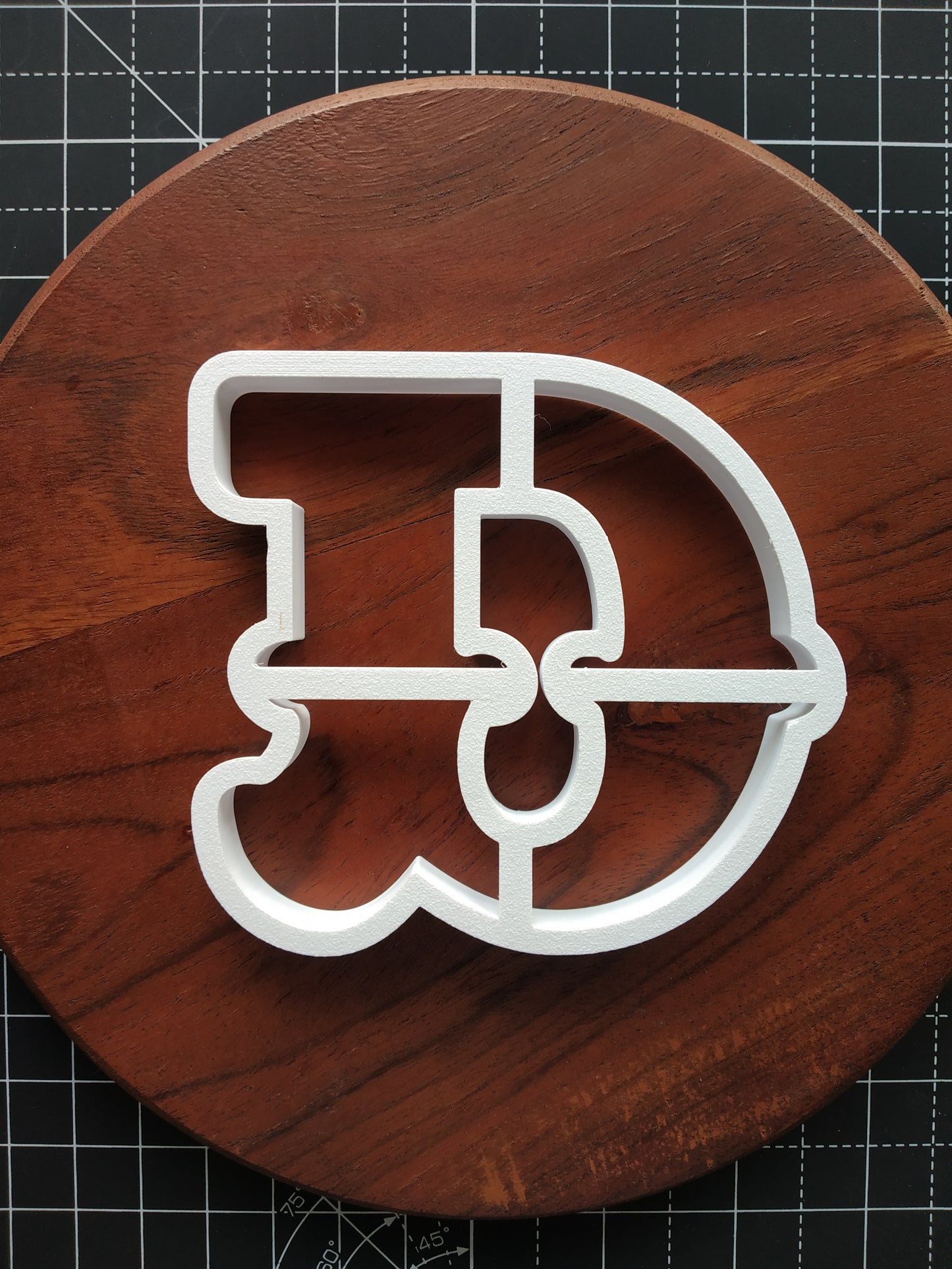 Decorative Alphabet cookie cutters