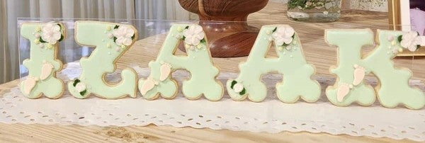 Decorative Alphabet cookie cutters
