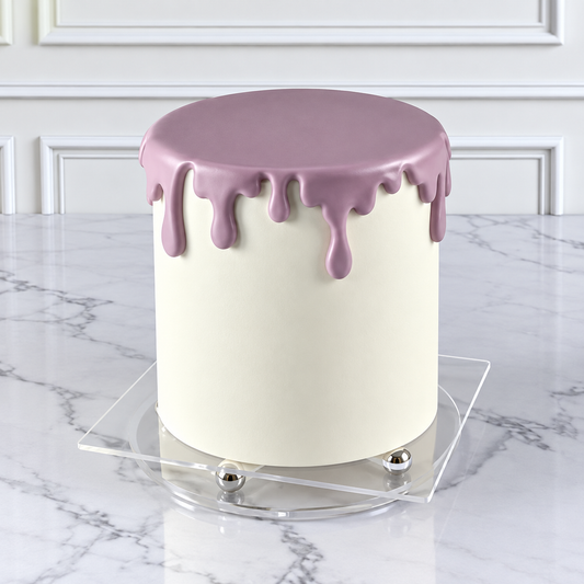 Drips Circle Fondant Cutter