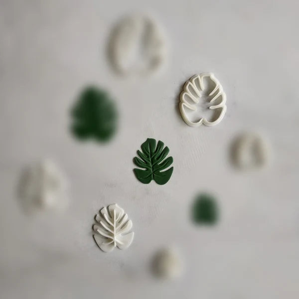 Monstera Leaf v3 Fondant Stamp|Cutter