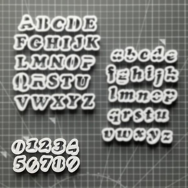 Alphabet Numbers Serif | Cutter