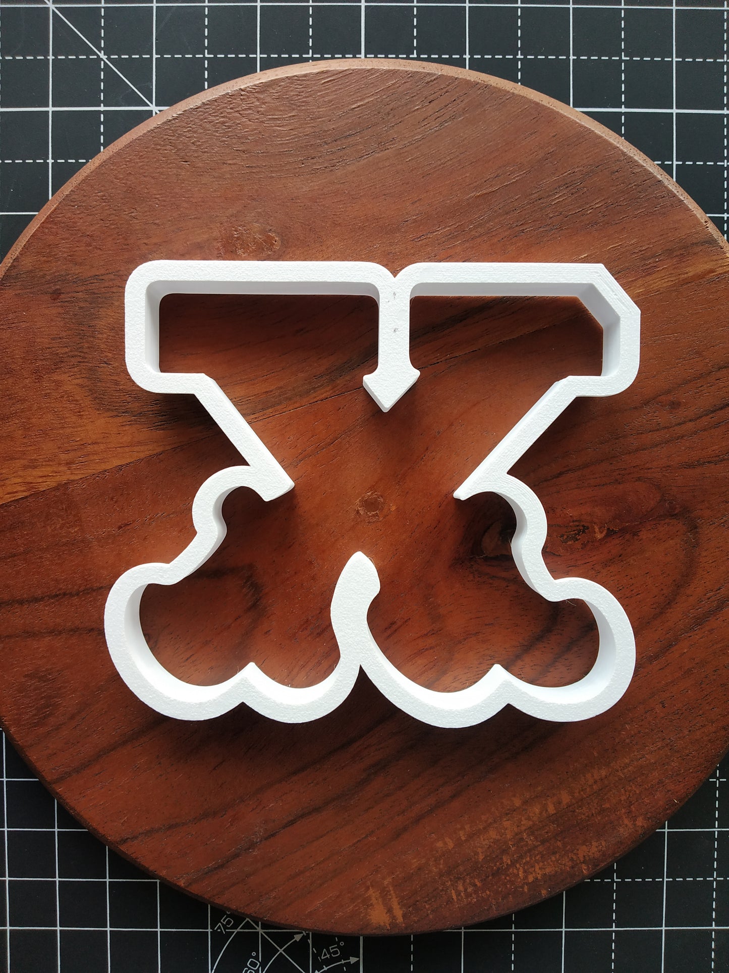 Decorative Alphabet cookie cutters