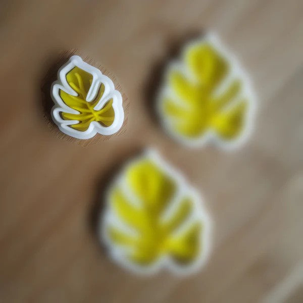 Monstera Leaf v2 Fondant Stamp|Cutter π BUNDLE DEAL π
