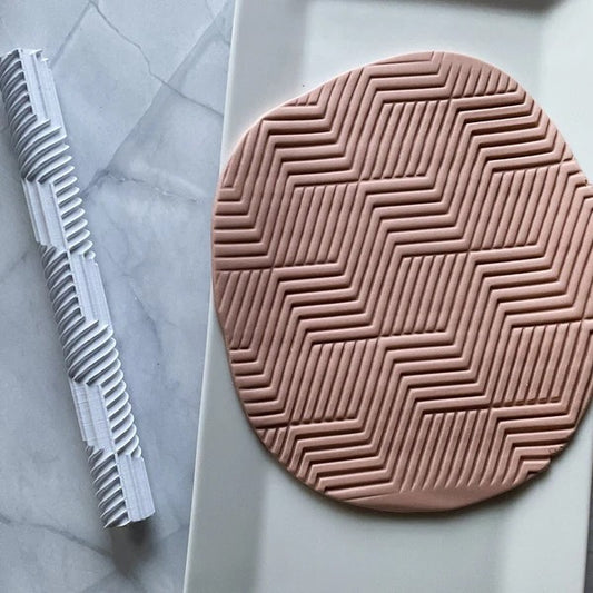 Geometric Lines Pattern Roller