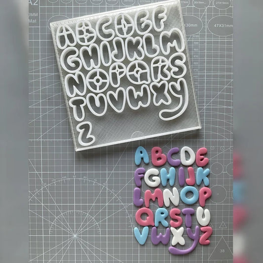 Bluey Font Fondant Cutter Set