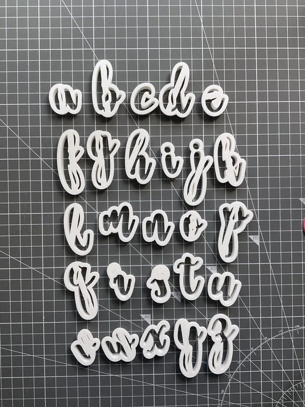 Cursive Alphabet Lowercase Cutters