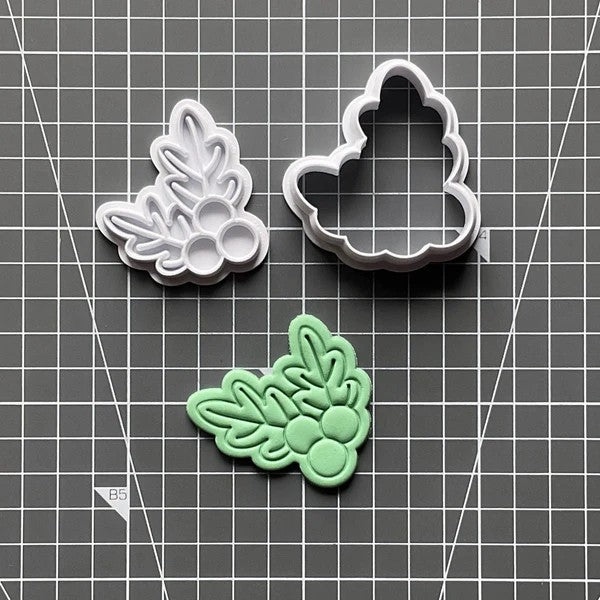 Christmas themed stamps and cutters