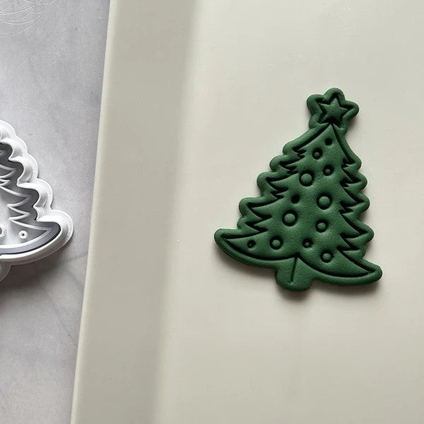 Christmas stamps and cookie cutters