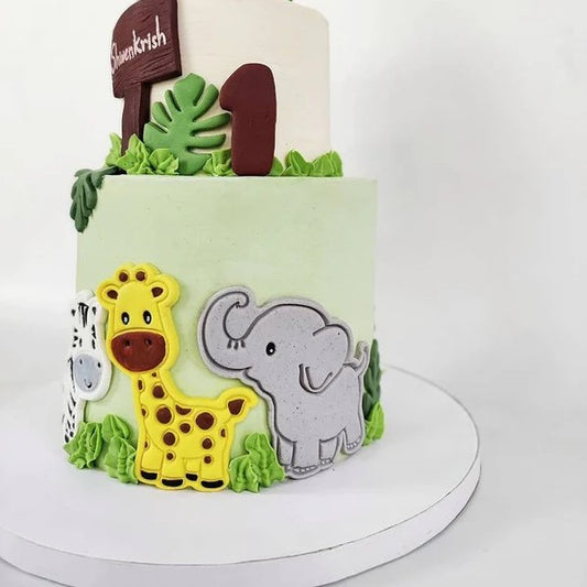 Animals-Stamp|Cutters| Giraffe|Elephant|Zebra|Lion