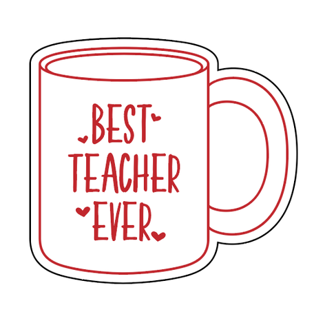Teacher's Day Cookie Cutter Stamp