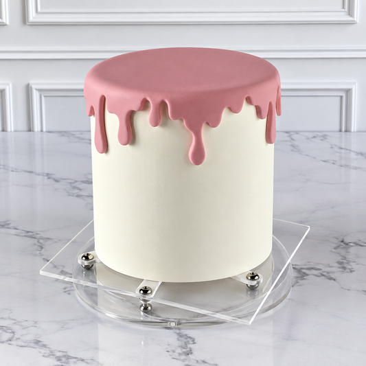 Drips Circle Fondant Cutter