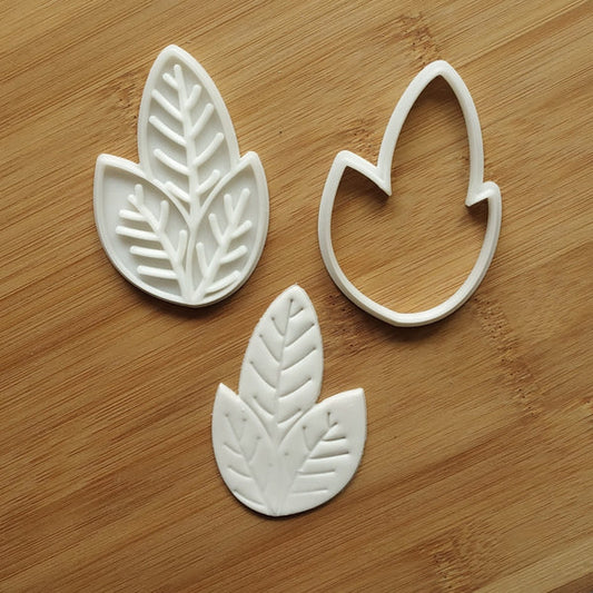 Leaves Cookie Stamp|Cutter