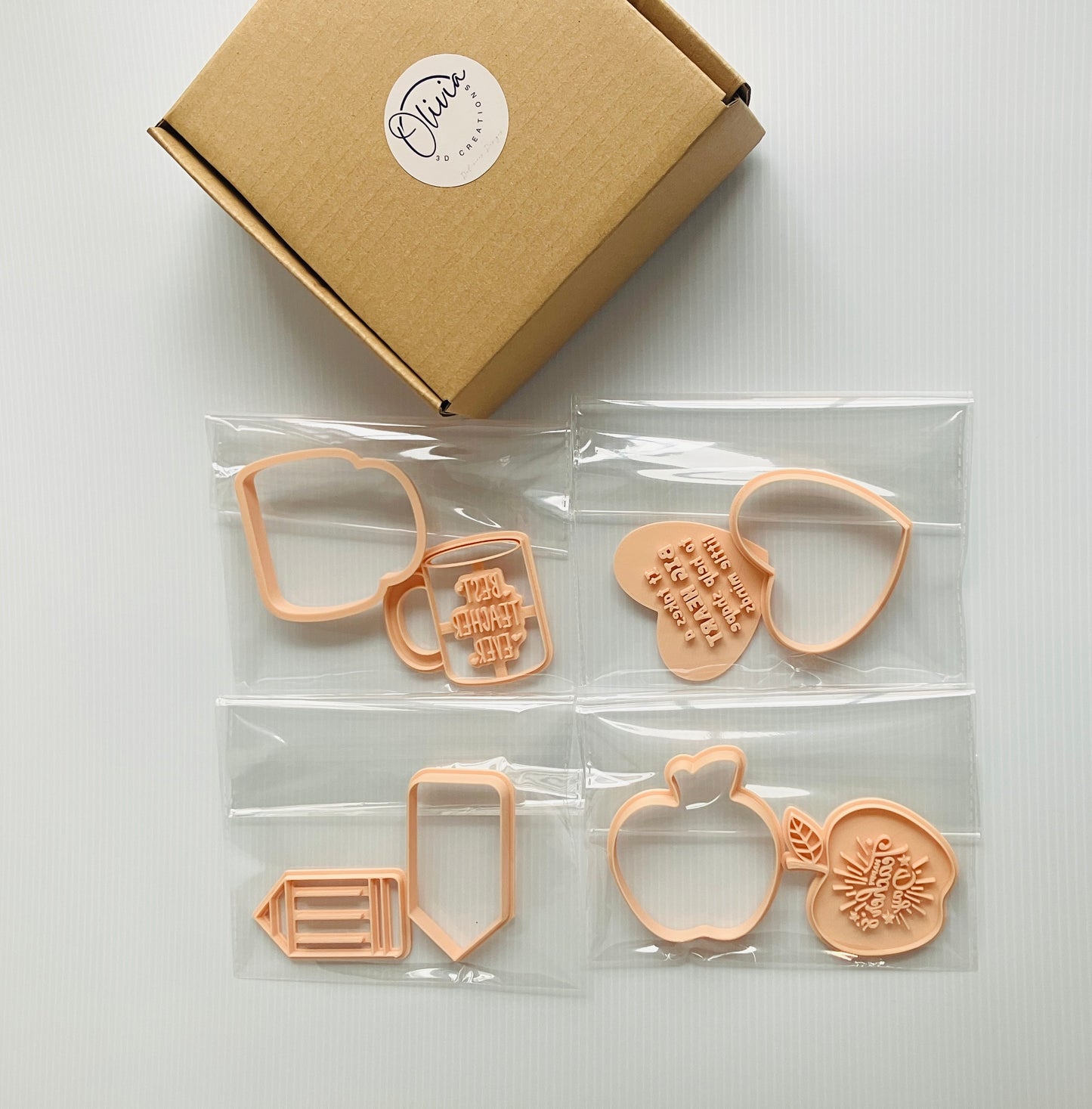 Teacher's Day Cookie Cutter Stamp