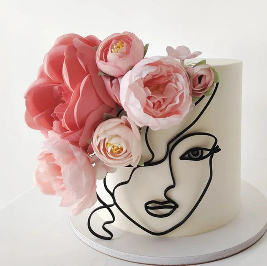 Lady Cake Toppers