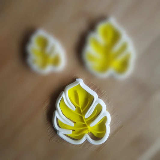Monstera Leaf v2 Fondant Stamp|Cutter